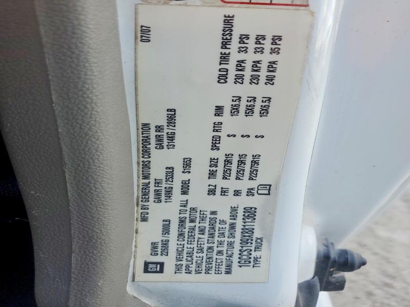 60810666 :رقم المزاد ، 1GCCS199X88113689 vin ، 2008 Chevrolet Colorado مزاد بيع