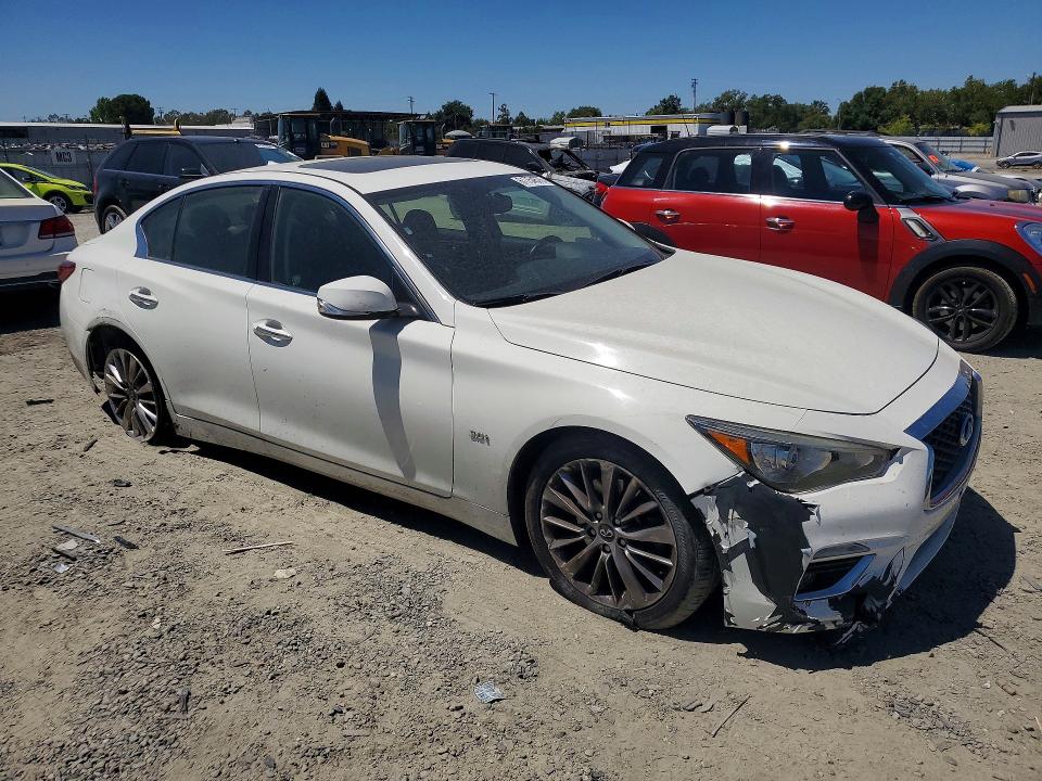 2018 Infiniti Q50 მანქანა იყიდება აუქციონზე, vin: JN1EV7APXJM364760, აუქციონის ნომერი: 61754576