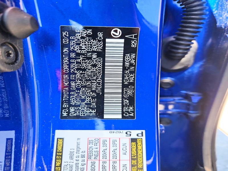 Продаж на аукціоні авто 2025 Lexus Ux 300h, vin: JTHUCJDH4S2008820, номер лоту: 60843836