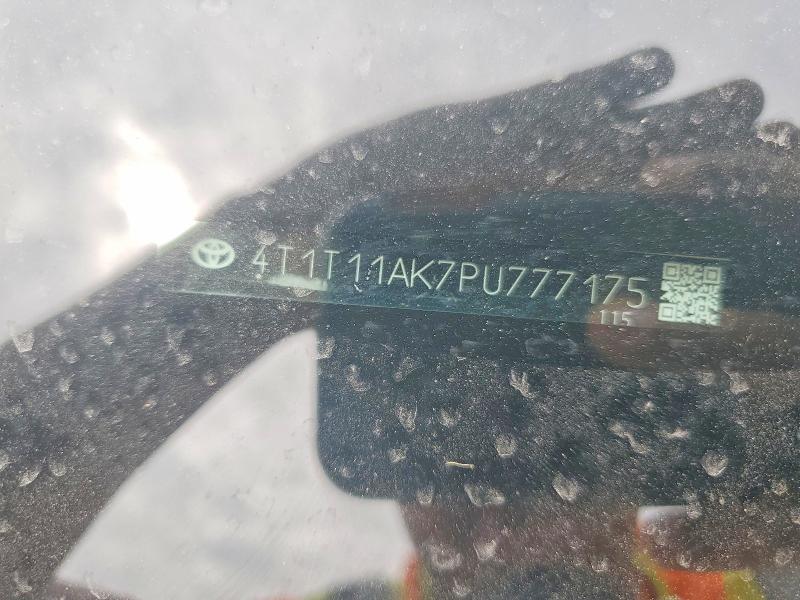 Продаж на аукціоні авто 2023 Toyota Camry, vin: 4T1T11AK7PU777175, номер лоту: 57005776