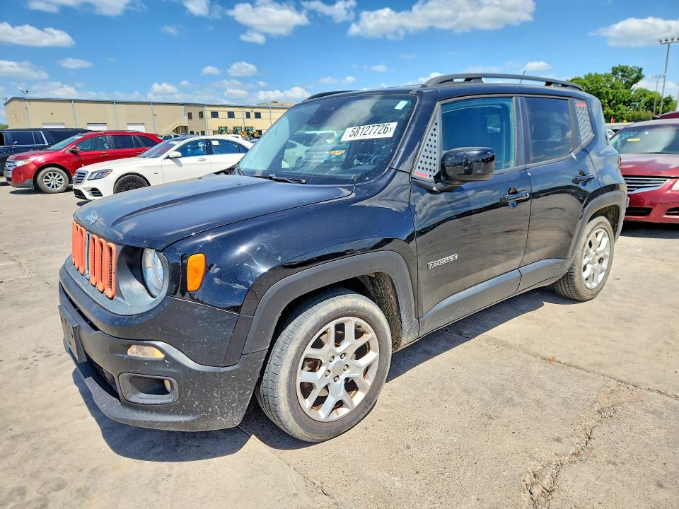 Продаж на аукціоні авто 2017 Jeep Renegade, vin: ZACCJABB6HPG37821, номер лоту: 58127726