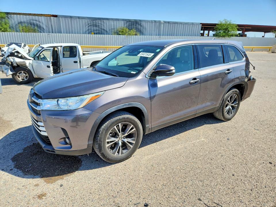 2019 Toyota Highlander მანქანა იყიდება აუქციონზე, vin: 5TDZZRFH9KS367476, აუქციონის ნომერი: 59401646