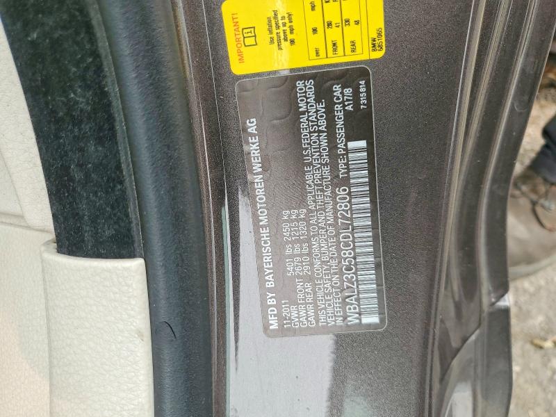 Продаж на аукціоні авто 2012 Bmw 650, vin: WBALZ3C58CDL72806, номер лоту: 61225036
