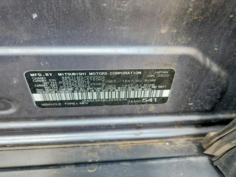 Aukcja sprzedaży 2020 Mitsubishi Outlander, vin: JA4AZ3A38LZ035979, numer aukcji: 63412716