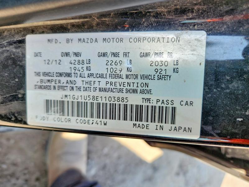 Продаж на аукціоні авто 2014 Mazda 6, vin: JM1GJ1U58E1103885, номер лоту: 61788726