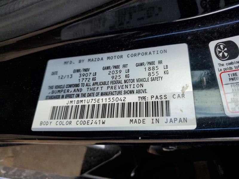 Продаж на аукціоні авто 2014 Mazda 3, vin: JM1BM1U75E1155042, номер лоту: 63252476