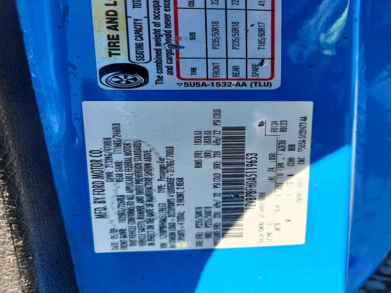 Продажа на аукционе авто 2010 Ford Mustang, vin: 1ZVBP8FH0A5119653, номер лота: 62390796