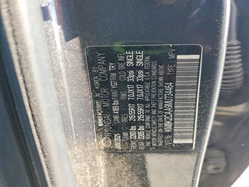 60851346 :رقم المزاد ، KM8K2CAA9MU734464 vin ، 2021 Hyundai Kona مزاد بيع