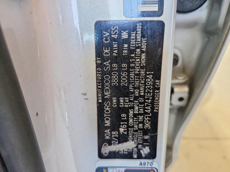 Продаж на аукціоні авто 2018 Kia Forte, vin: 3KPFL4A74JE239841, номер лоту: 59077176