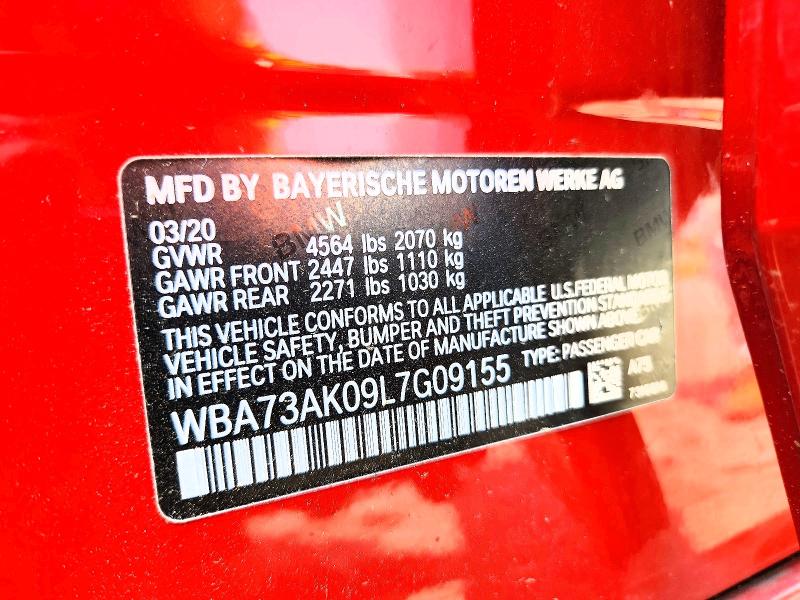Продаж на аукціоні авто 2020 Bmw 228xi, vin: WBA73AK09L7G09155, номер лоту: 60791686