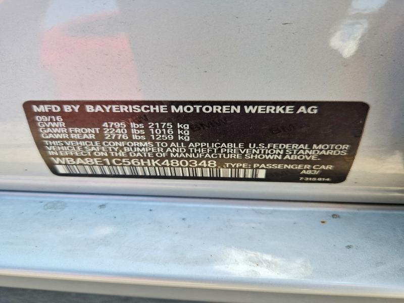 Продажа на аукционе авто 2017 Bmw 330e, vin: WBA8E1C56HK480348, номер лота: 59649146