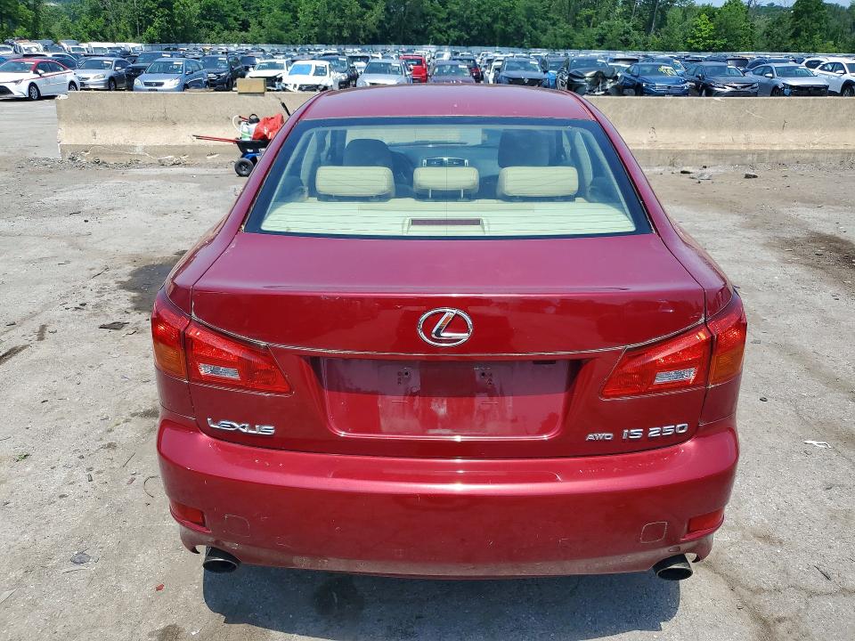 Продаж на аукціоні авто 2006 Lexus Is, vin: JTHCK262962008265, номер лоту: 56195926