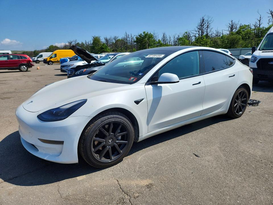 Auction sale of the 2021 Tesla Model 3, vin: 5YJ3E1EA0MF090103, lot number: 60186456