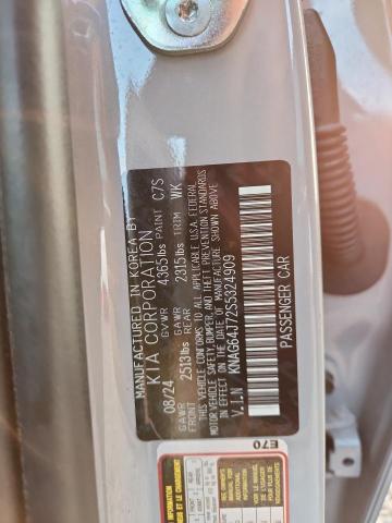 60170056 :رقم المزاد ، KNAG64J72S5324909 vin ، 2025 Kia K5 مزاد بيع