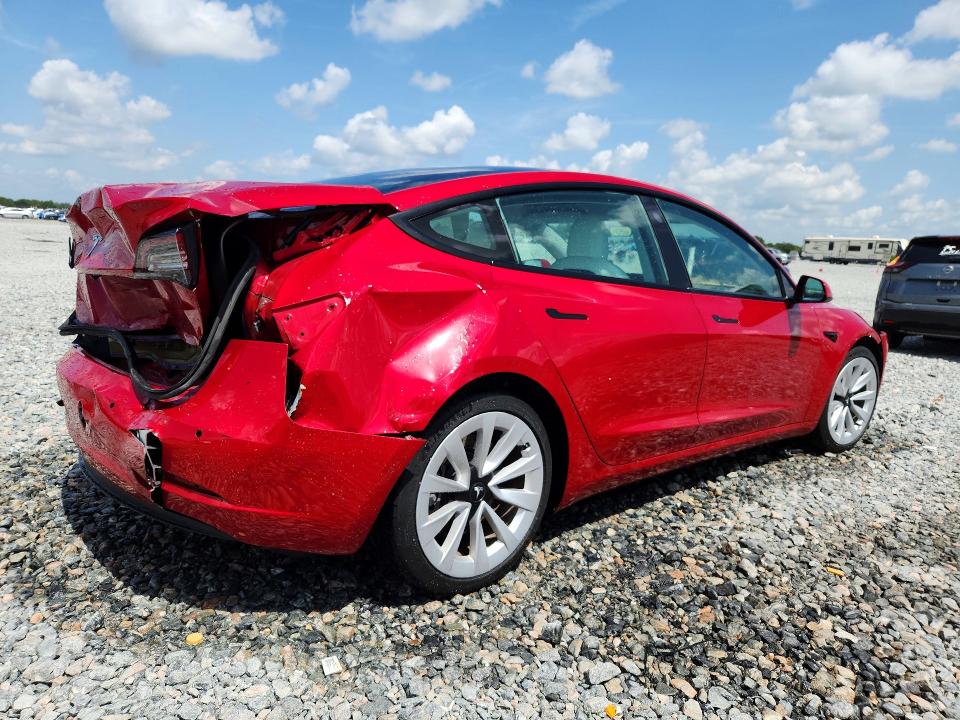 Продажа на аукционе авто 2022 Tesla Model 3, vin: 5YJ3E1EAXNF154164, номер лота: 59732626