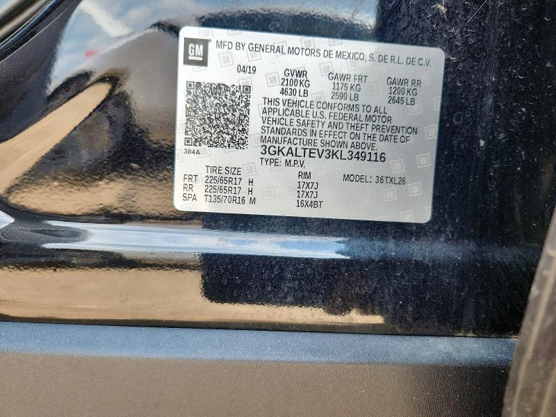 Продажа на аукционе авто 2019 Gmc Terrain, vin: 3GKALTEV3KL349116, номер лота: 61838386