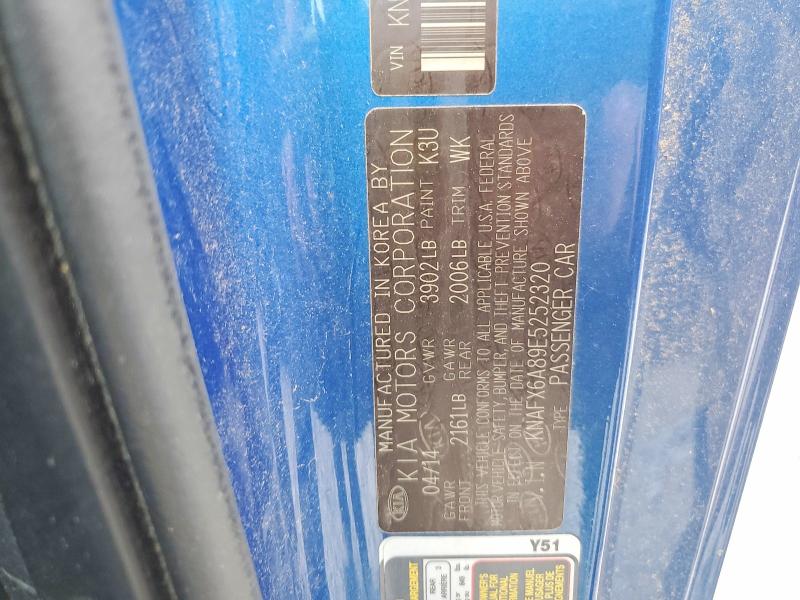 Aukcja sprzedaży 2014 Kia Forte, vin: KNAFX6A89E5252320, numer aukcji: 59597186