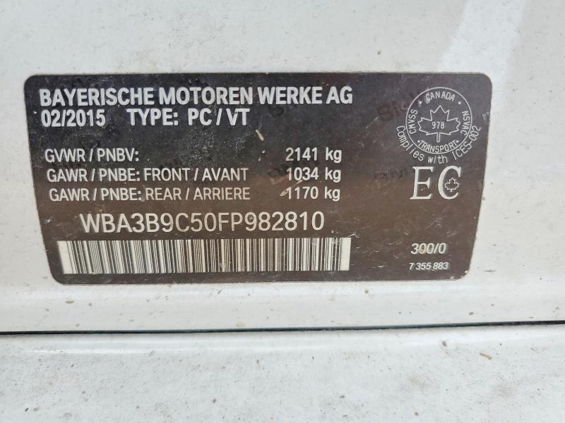Продажа на аукционе авто 2015 Bmw 335, vin: WBA3B9C50FP982810, номер лота: 59265216