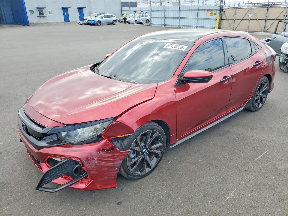2019 Honda Civic მანქანა იყიდება აუქციონზე, vin: SHHFK7H42KU402741, აუქციონის ნომერი: 59738236