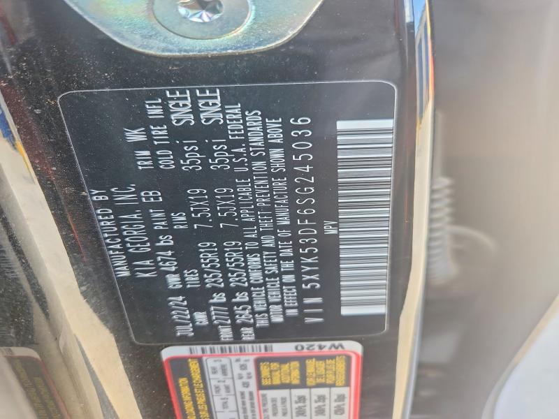 Aukcja sprzedaży 2025 Kia Sportage, vin: 5XYK53DF6SG245036, numer aukcji: 59369926