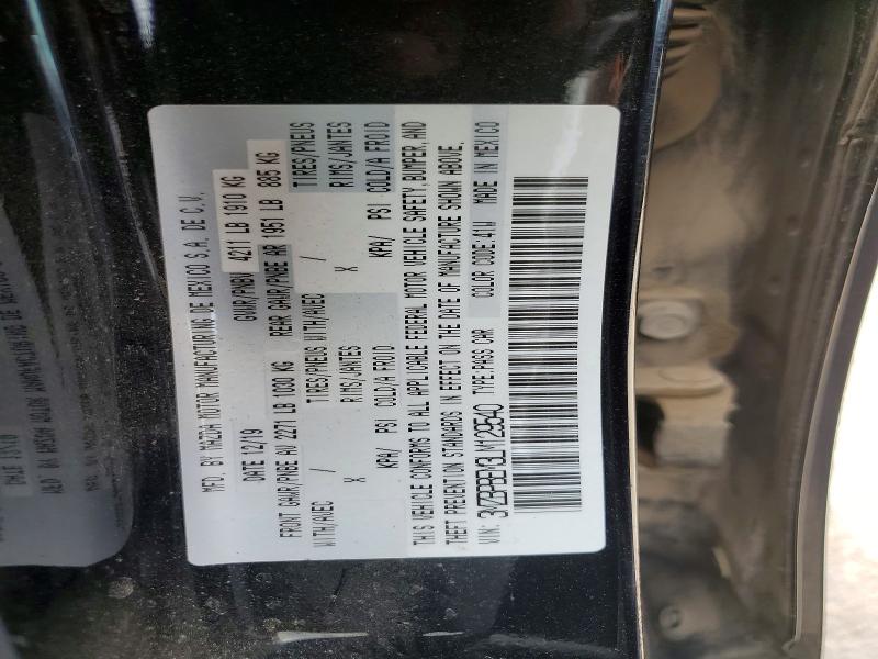 2020 Mazda 3 მანქანა იყიდება აუქციონზე, vin: 3MZBPBEM3LM129540, აუქციონის ნომერი: 62999046