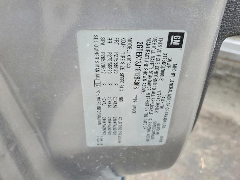 61311466 :رقم المزاد ، 2GTEK13J181284863 vin ، 2008 Gmc Sierra مزاد بيع