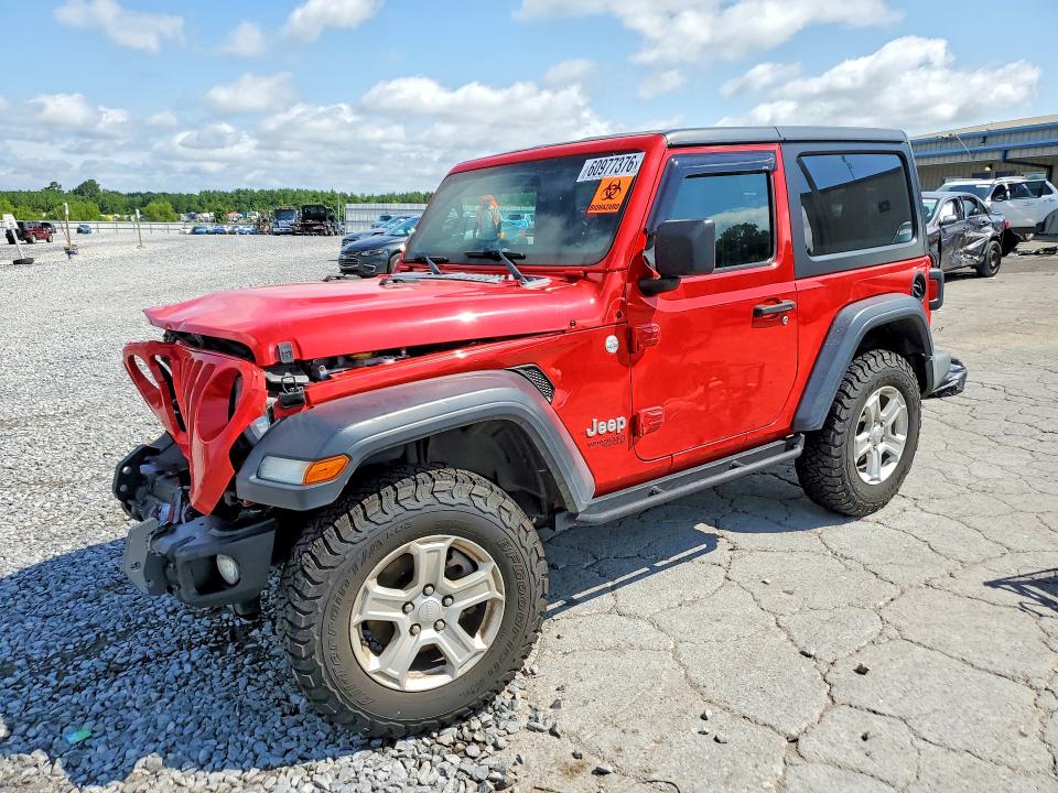 Aukcja sprzedaży 2020 Jeep Wrangler, vin: 1C4GJXAG4LW186286, numer aukcji: 60977376