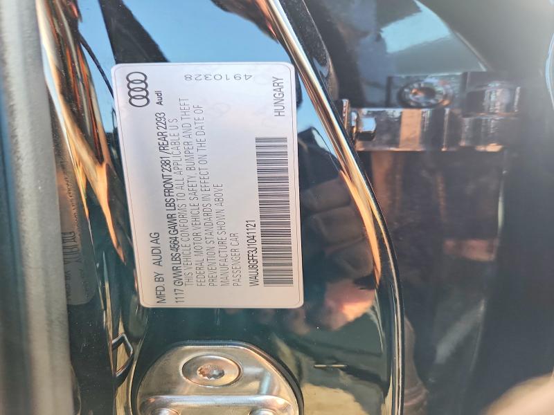 59609436 :رقم المزاد ، WAUJ8GFF3J1041121 vin ، 2018 Audi A3 مزاد بيع