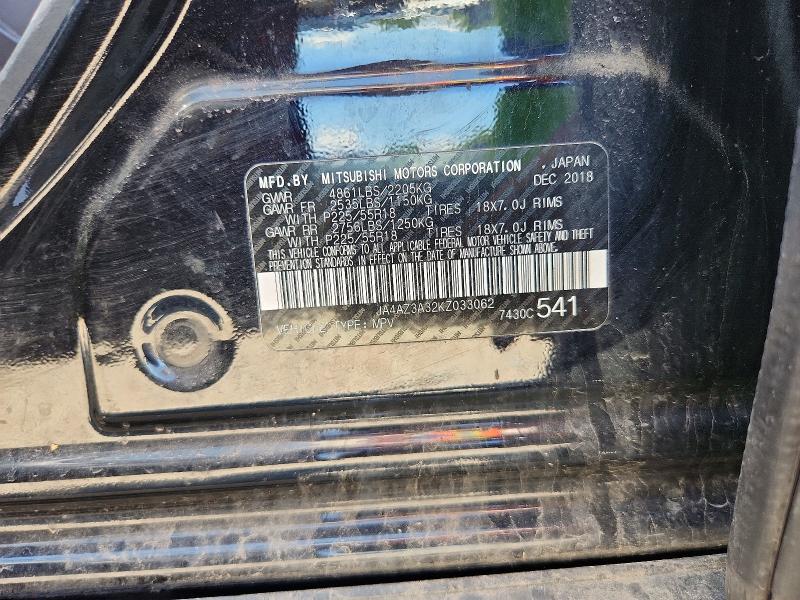 Продажа на аукционе авто 2019 Mitsubishi Outlander, vin: JA4AZ3A32KZ033062, номер лота: 60263716