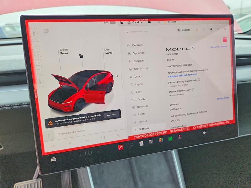 Продаж на аукціоні авто 2026 Tesla Model Y, vin: 7SAYGDED2TF636381, номер лоту: 58152296