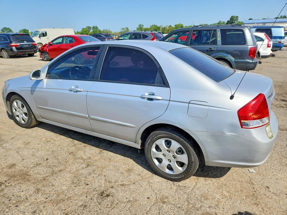 2007 Kia Spectra მანქანა იყიდება აუქციონზე, vin: KNAFE122475452897, აუქციონის ნომერი: 59579436