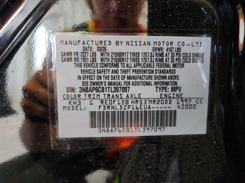 Продажа на аукционе авто 2026 Nissan Kicks, vin: 3N8AP6CB1TL397097, номер лота: 60546686