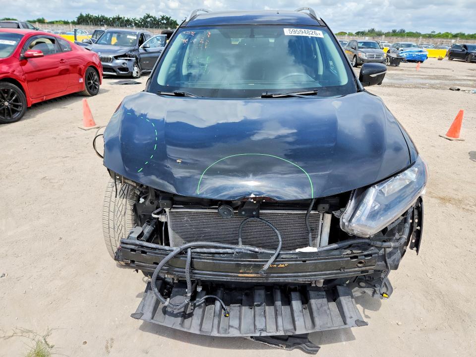 59594826 :رقم المزاد ، 5N1AT2MT5EC793910 vin ، 2014 Nissan Rogue مزاد بيع