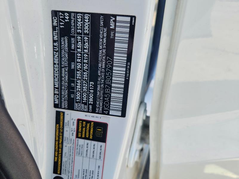 Aukcja sprzedaży 2018 Mercedes-benz Gle, vin: 4JGDA5JB7JB057907, numer aukcji: 59955046