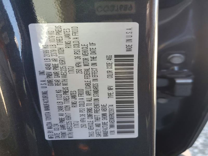 59810776 :رقم المزاد ، 7MMVABDM8RN209174 vin ، 2024 Mazda Cx-50 مزاد بيع