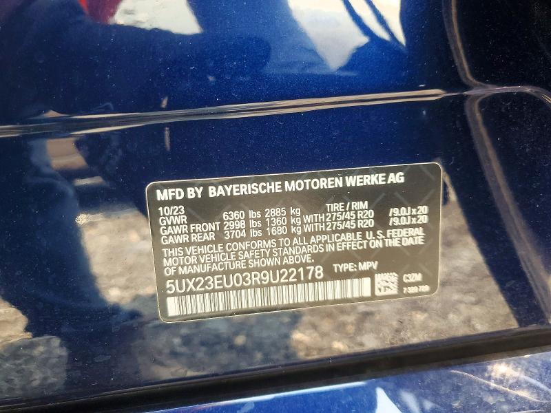 Aukcja sprzedaży 2024 Bmw X5, vin: 5UX23EU03R9U22178, numer aukcji: 62755926