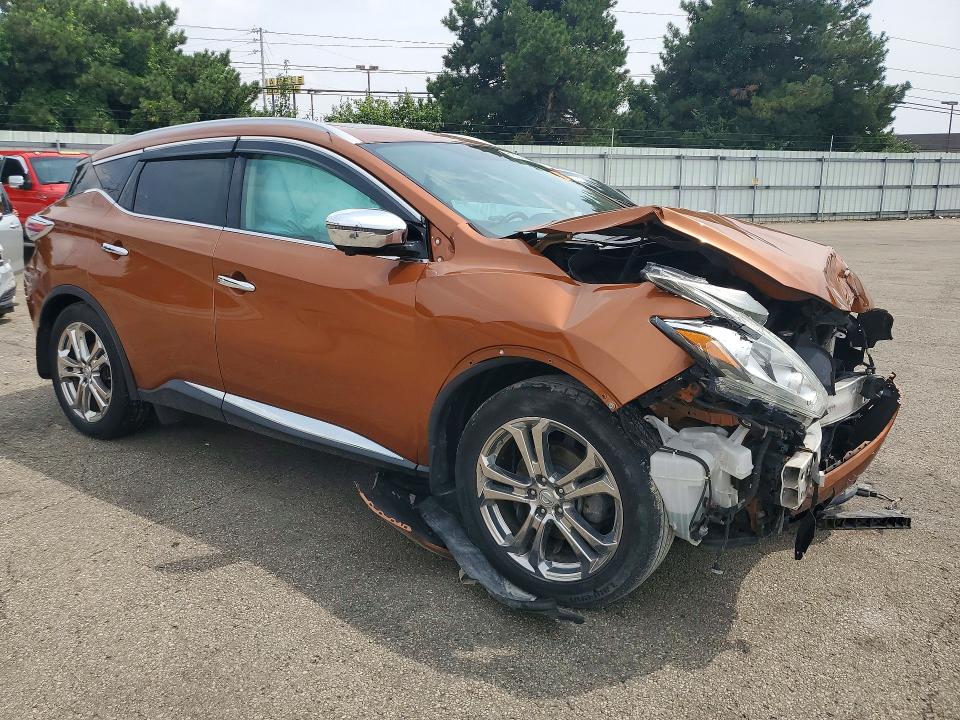 Продажа на аукционе авто 2015 Nissan Murano, vin: 5N1AZ2MH6FN287387, номер лота: 61837596