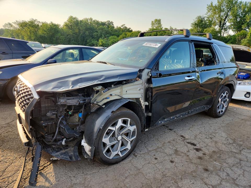 60152736 :رقم المزاد ، KM8R7DHE9NU440739 vin ، 2022 Hyundai Palisade مزاد بيع