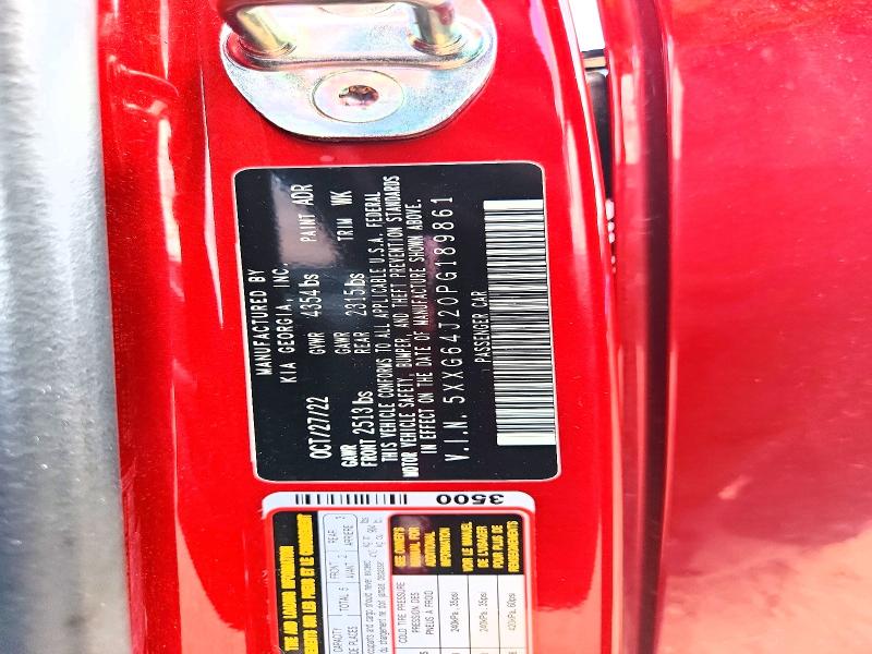 Aukcja sprzedaży 2023 Kia K5, vin: 5XXG64J20PG189861, numer aukcji: 59799276