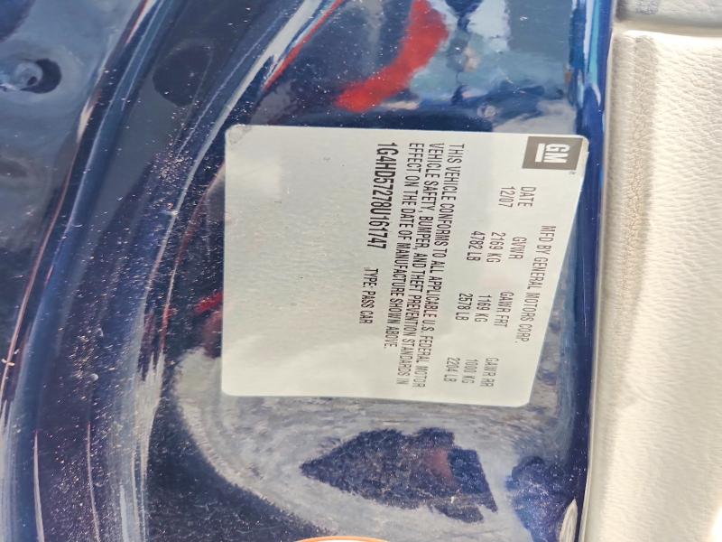 60463366 :رقم المزاد ، 1G4HD57278U161747 vin ، 2008 Buick Lucerne مزاد بيع