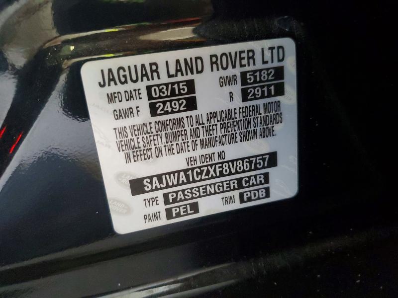 Продажа на аукционе авто 2015 Jaguar Xj, vin: SAJWA1CZXF8V86757, номер лота: 61890416
