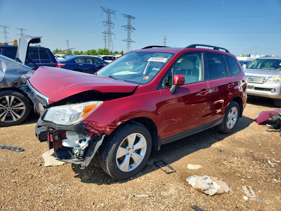 2015 Subaru Forester მანქანა იყიდება აუქციონზე, vin: JF2SJAGC8FH560582, აუქციონის ნომერი: 59355026
