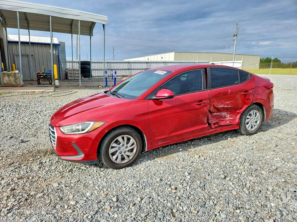 60970246 :رقم المزاد ، KMHD74LF6HU353251 vin ، 2017 Hyundai Elantra مزاد بيع