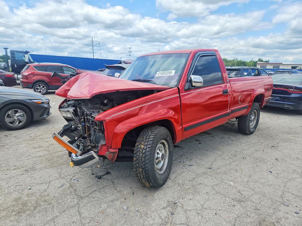 61693356 :رقم المزاد ، 1GTGK24F0NE527842 vin ، 1992 Gmc Sierra مزاد بيع