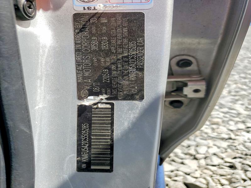 Aukcja sprzedaży 2012 Kia Forte, vin: KNAFU5A21C5505285, numer aukcji: 85630245