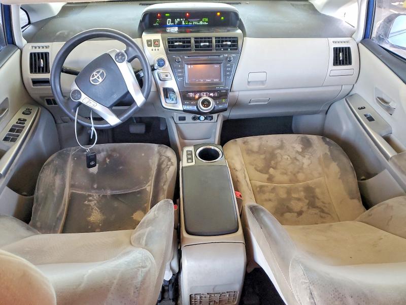 61064816 :رقم المزاد ، JTDZN3EUXC3133180 vin ، 2012 Toyota Prius V مزاد بيع