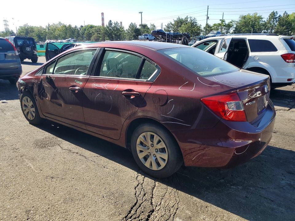 Aukcja sprzedaży 2012 Honda Civic, vin: 19XFB2F54CE098125, numer aukcji: 60703346