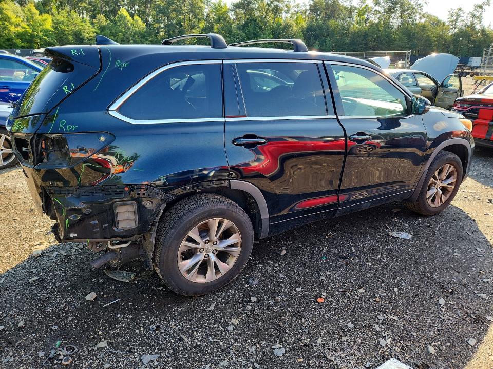 Aukcja sprzedaży 2014 Toyota Highlander, vin: 5TDBKRFHXES010415, numer aukcji: 61997126