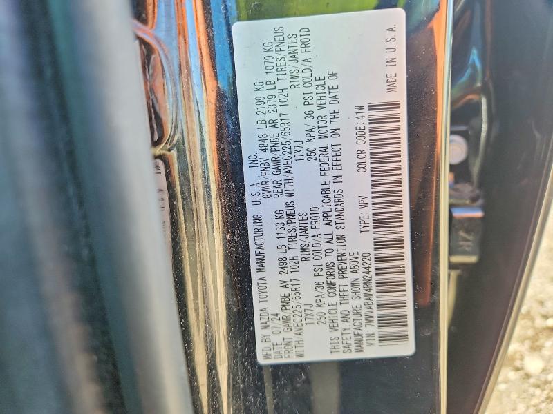 Продаж на аукціоні авто 2024 Mazda Cx-50, vin: 7MMVABAM4RN244220, номер лоту: 63149186