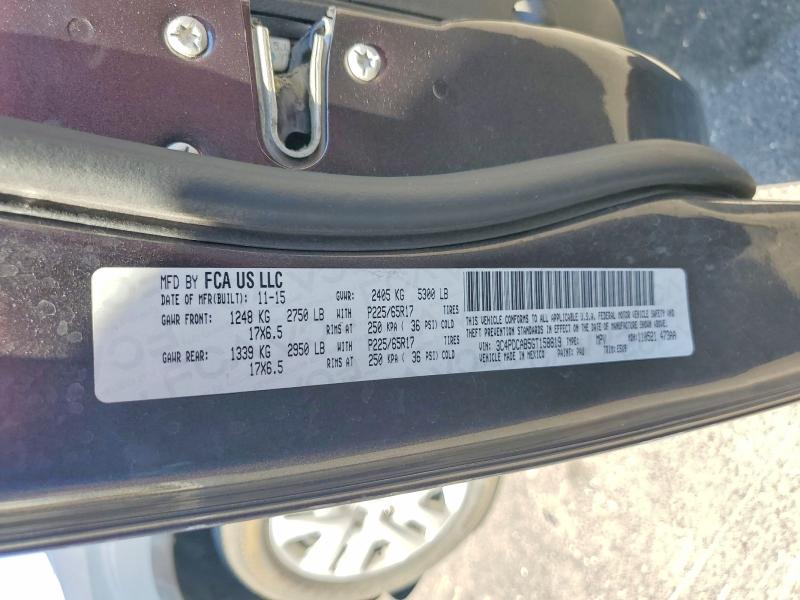 2016 Dodge Journey მანქანა იყიდება აუქციონზე, vin: 3C4PDCAB5GT158819, აუქციონის ნომერი: 62085046